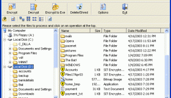 Secure IT Encryption Software screenshot