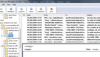 Windows Live Mail Viewer screenshot