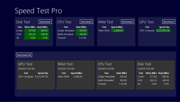 Speed Test Pro screenshot