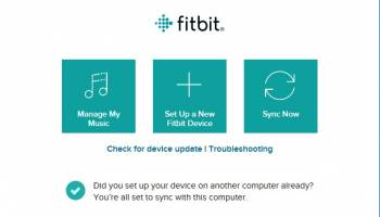 Fitbit Connect screenshot