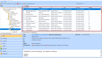 Open Outlook OST Files screenshot