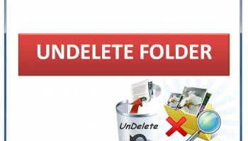 Undelete Folder screenshot