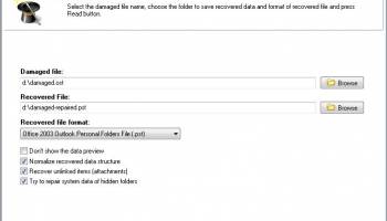Inbox Repair Tool for OST screenshot