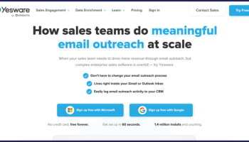 Yesware Sales Engagement screenshot