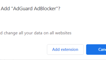 Adguard for Chrome screenshot