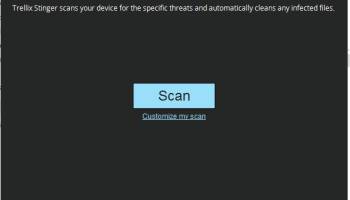 Trellix Stinger (formerly McAfee Stinger) screenshot
