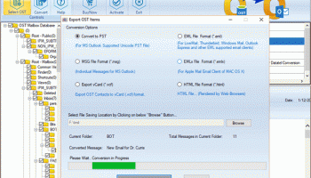 Free OST to PST screenshot