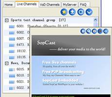 SopCast screenshot