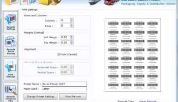 Distribution Industry Barcodes Software screenshot