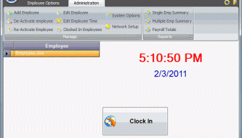 CKZ Time Clock Free Edition screenshot