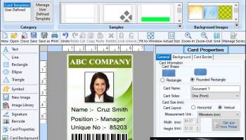 Employee ID Cards screenshot