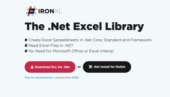 Excel .Net Library screenshot