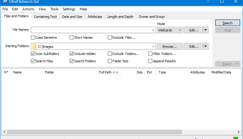 Portable UltraFileSearch screenshot