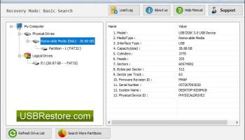 Salvage USB Hard Disk Data screenshot