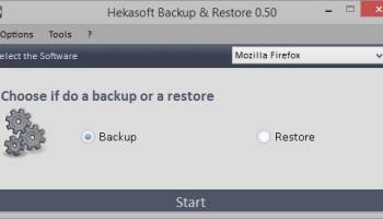 Hekasoft Backup Restore screenshot