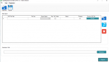 A2Z Migration for NSF to PST screenshot