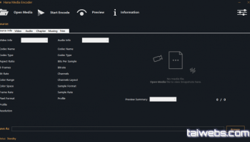 Hana Media Encoder screenshot