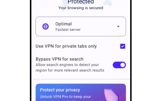 Free VPN screenshot