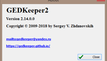 GEDKeeper screenshot