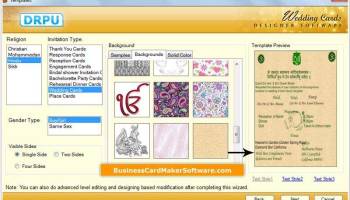 Wedding Card Maker Software screenshot