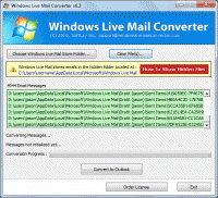 Windows Live Mail Batch Converter screenshot