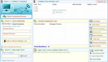 Bulk SMS Sender 2 Phones screenshot