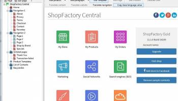 ShopFactory screenshot