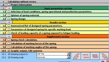 MITCalc Torsion Springs screenshot