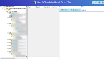 Sysinfo Thunderbird Email Backup Tool screenshot