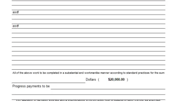 Proposal and Contract Template screenshot