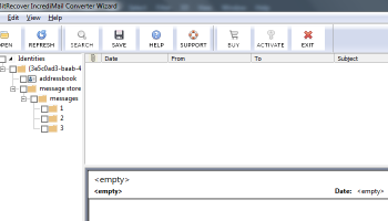 Export Emails From Incredimail to Outlook 2010 screenshot