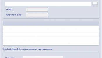 SQL Server Password Recovery screenshot