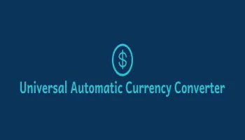 Universal Automatic Currency Converter screenshot