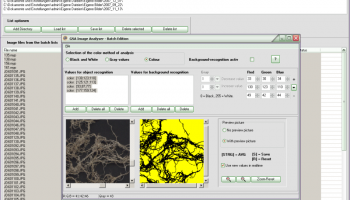 GSA Image Analyser Batch Edition screenshot