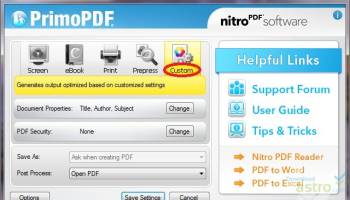 PrimoPDF screenshot