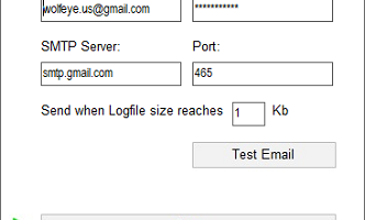 Wolfeye Keylogger screenshot