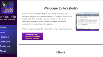 Portable TeXstudio screenshot