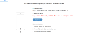 Passvers iOS System Recovery screenshot