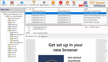 PST Viewer Software screenshot