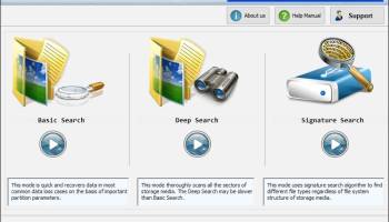 Removable Media Data Rescue Tool screenshot