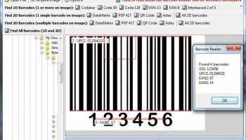 Bytescout BarCode Reader SDK screenshot