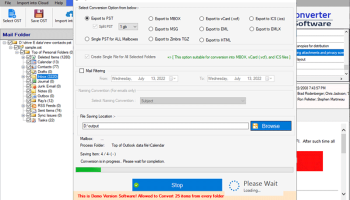 Enstella OST to PST Converter screenshot