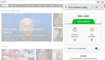 Avira Safe Shopping screenshot