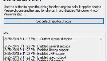 Photo Viewer Enabler screenshot