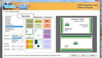 Business Cards Maker Program screenshot