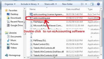 ezAccounting Software screenshot