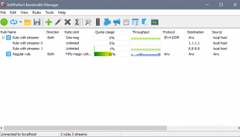 SoftPerfect Bandwidth Manager screenshot