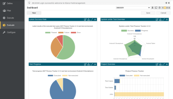 Klaros-Testmanagement screenshot