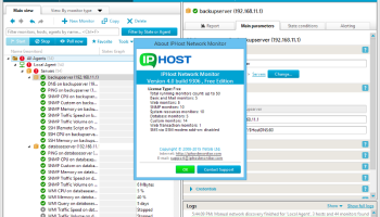 IPHost Network Monitor Freeware screenshot