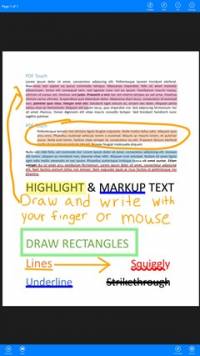 PDF Touch for Win8 UI screenshot